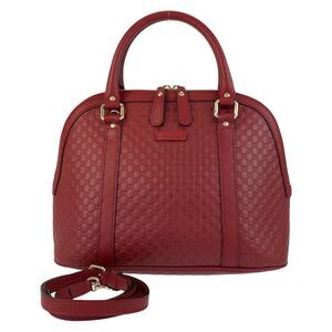Gucci Leather Microguccissima Handbag